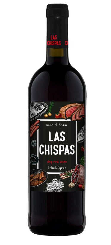 

Вино Las Chispas Bobal-Syrah Covinas