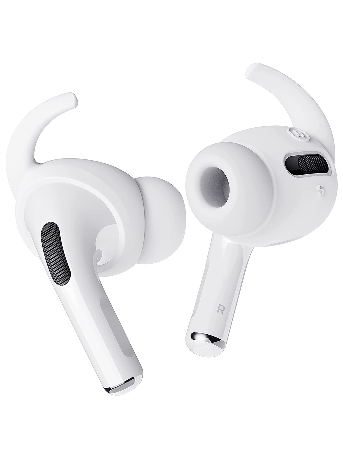 Крепление Elago для AirPods Pro 2 Earbuds 4 шт (2-S,2-L) White Earbuds Hooks белый