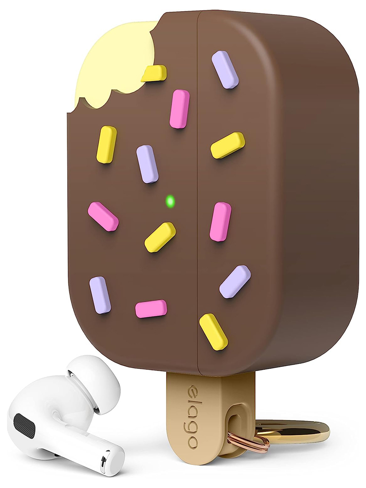 Чехол Elago для AirPods Pro 2 Unique Ice Cream Brown коричневый