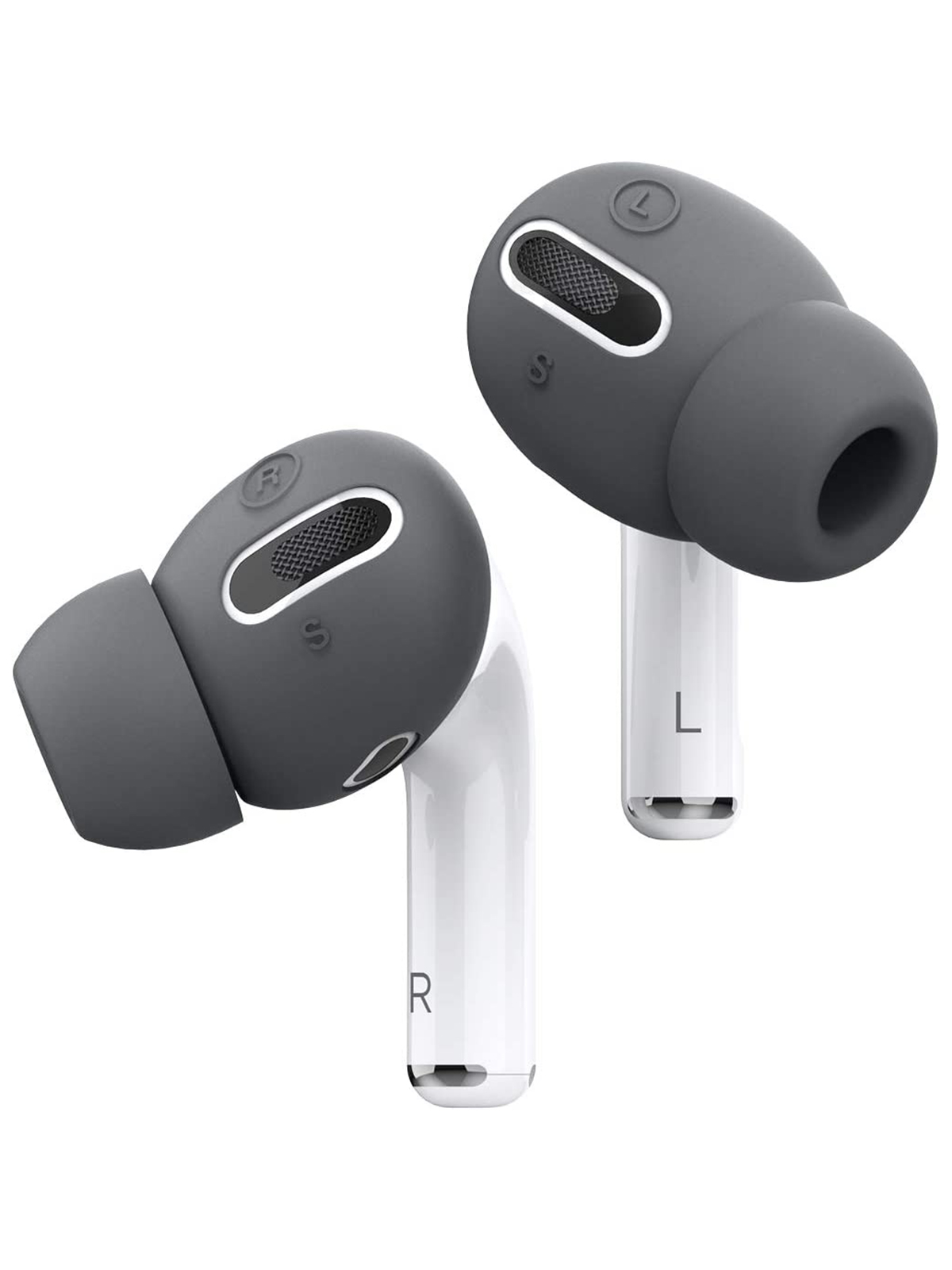 

Накладки Elago для AirPods Pro 2 EarBuds шесть пар Dark grey, Серый, EarBuds