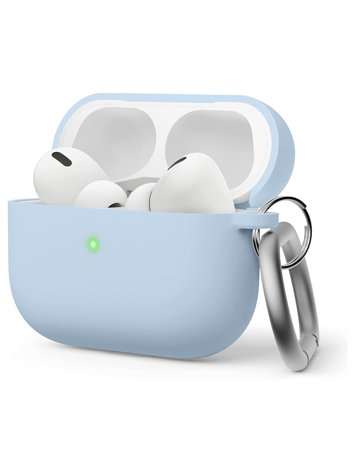 Чехол Elago для AirPods Pro 2 с карабином Light Blue