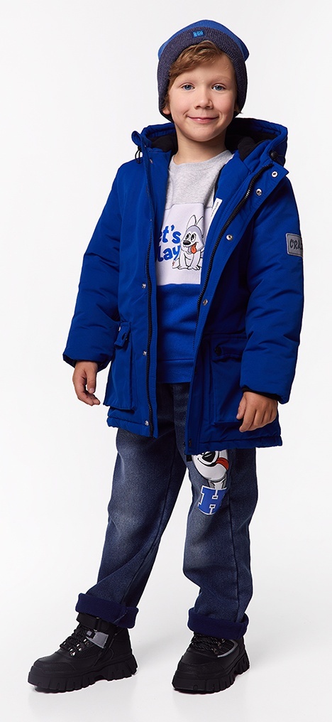 

Куртка детская Kari Kids AW24C385, темно-синий, 104, 236049