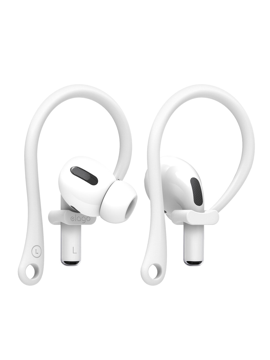

Крепление Elago для AirPods 1/2/3/Pro/Pro 2 EarHook 2 шт White, Белый, AirPods Pro EarHook