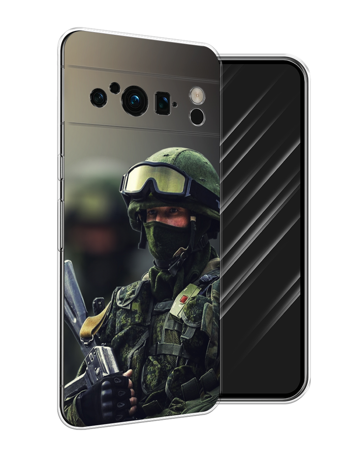 

Чехол Awog на Google Pixel 8 Pro "Солдат", Зеленый;серый, 271650-5