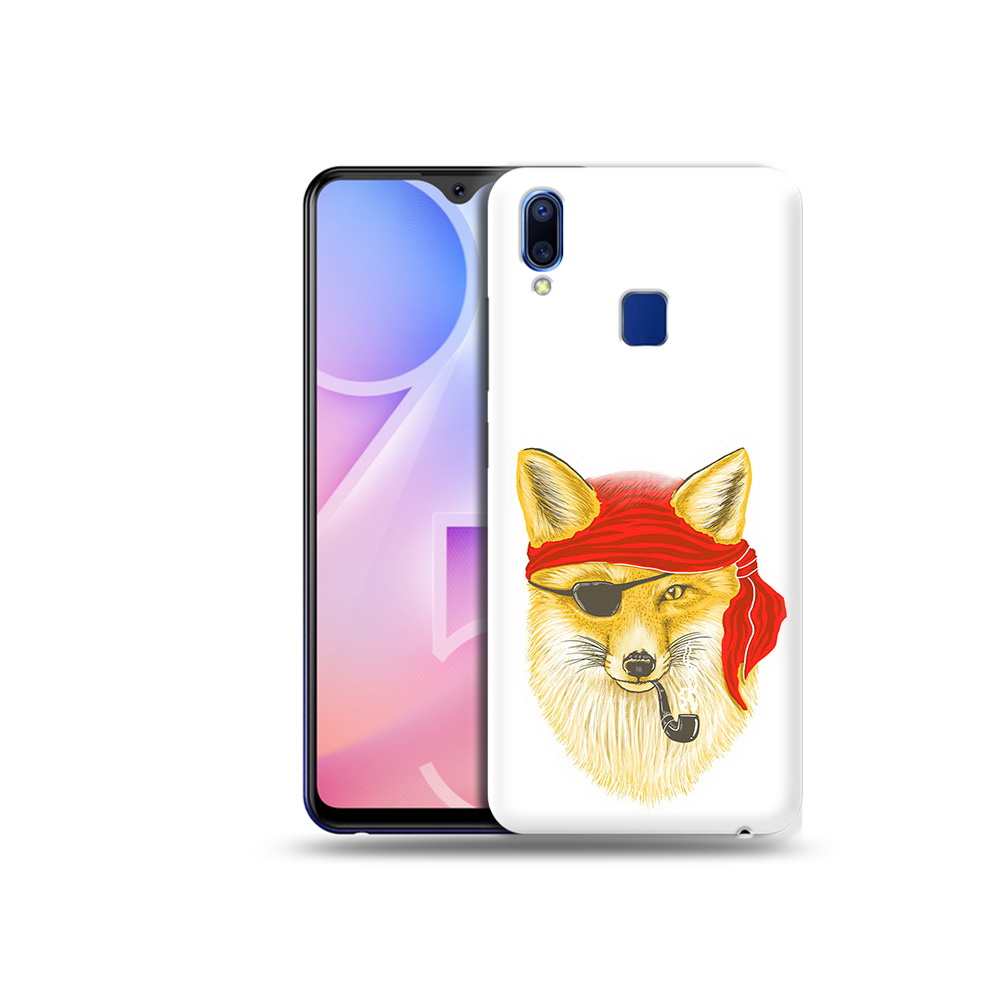 

Чехол MyPads Tocco для Vivo Y95 лиса-пират (PT122996.436.440), Прозрачный, Tocco