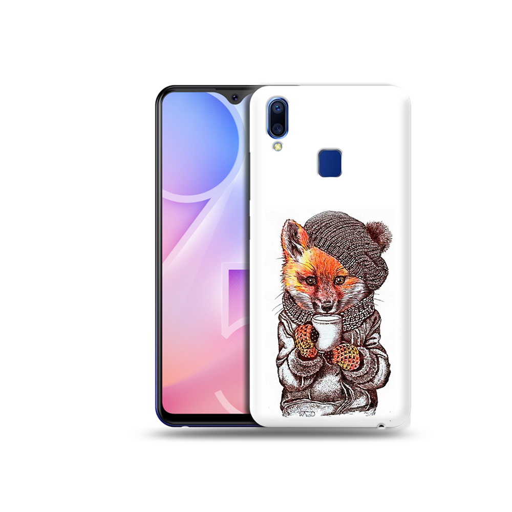 

Чехол MyPads Tocco для Vivo Y95 лиса в шапке (PT122996.436.437), Tocco