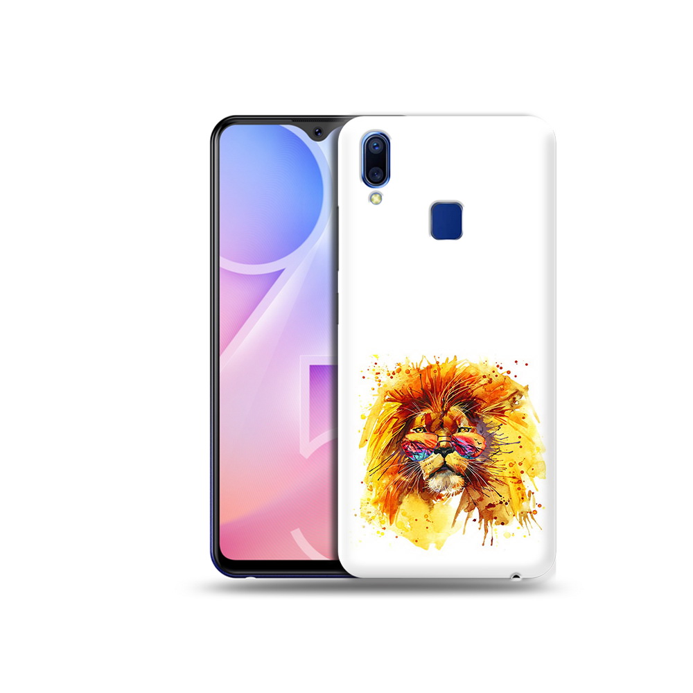 

Чехол MyPads Tocco для Vivo Y95 лев в очках (PT122996.436.436), Прозрачный, Tocco