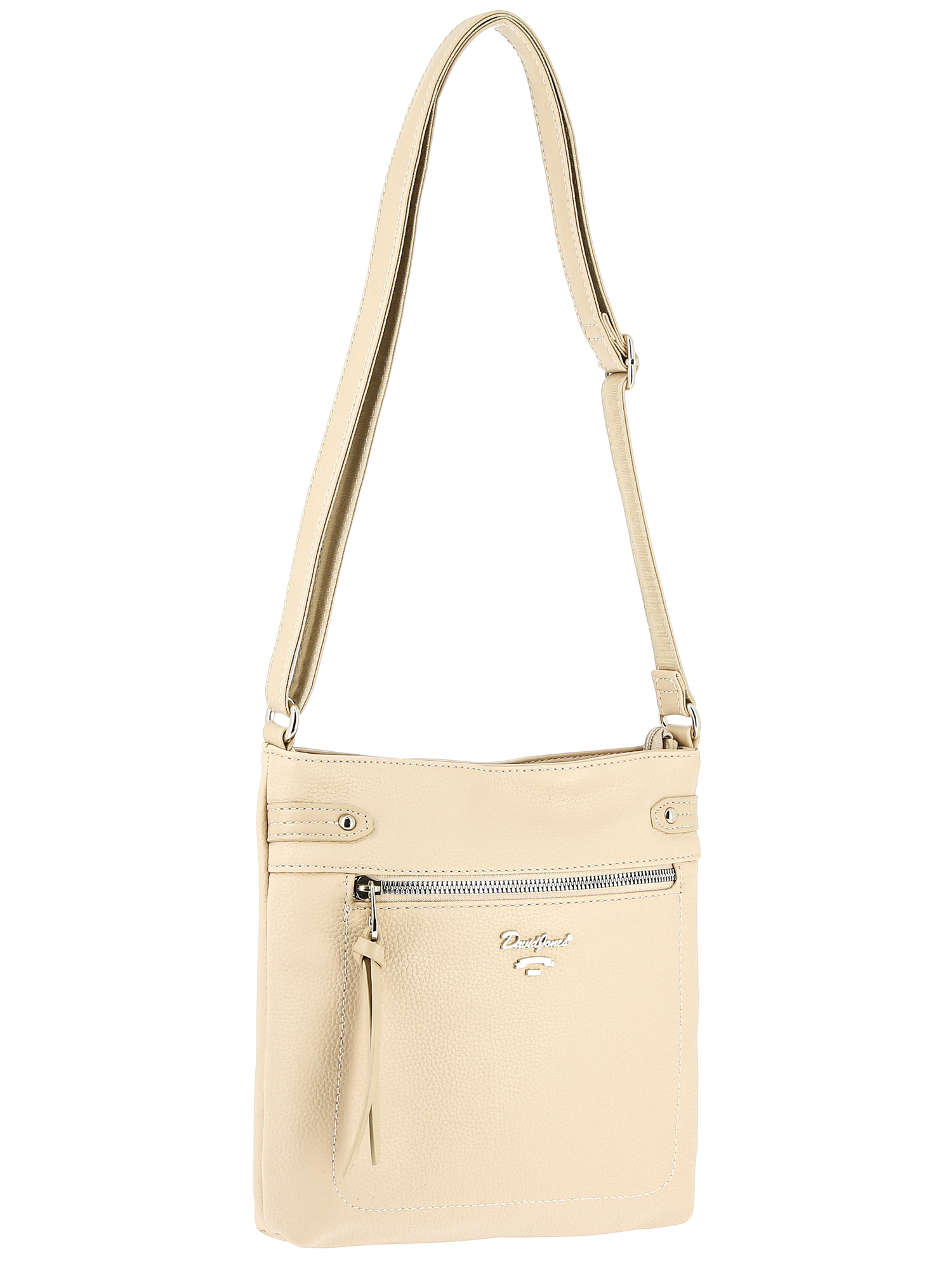 

Сумка кросс-боди женская David Jones 6953-1DD бежевая, 6953-1DD