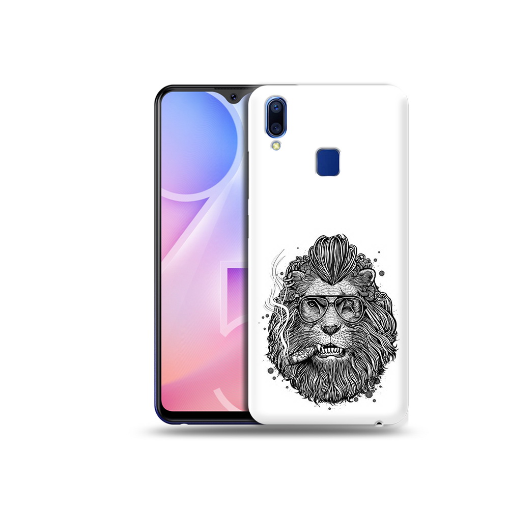 

Чехол MyPads Tocco для Vivo Y95 курящий лев (PT122996.436.432), Прозрачный, Tocco