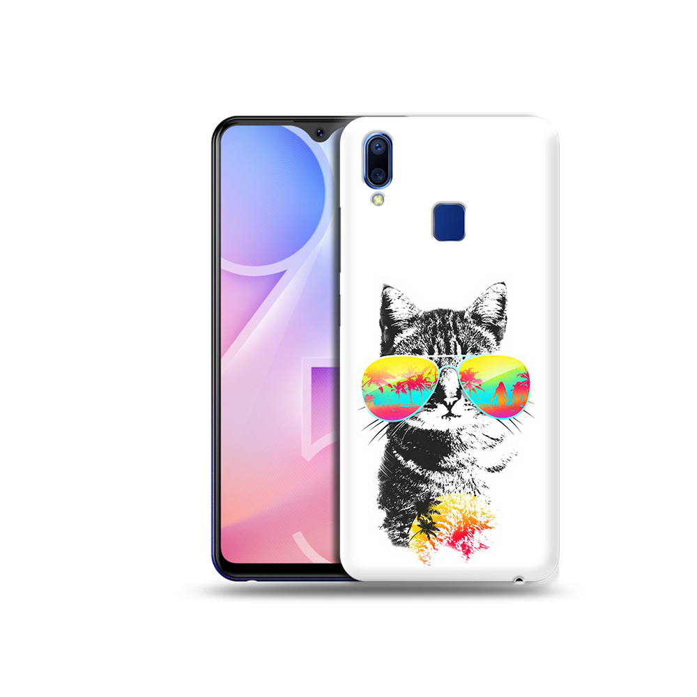 

Чехол MyPads Tocco для Vivo Y95 крутой кот (PT122996.436.425), Прозрачный, Tocco