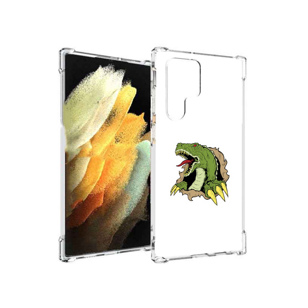 

Чехол MyPads Tocco для Samsung Galaxy S22 Ultra годзила (PT172602.555.290), Прозрачный, Tocco