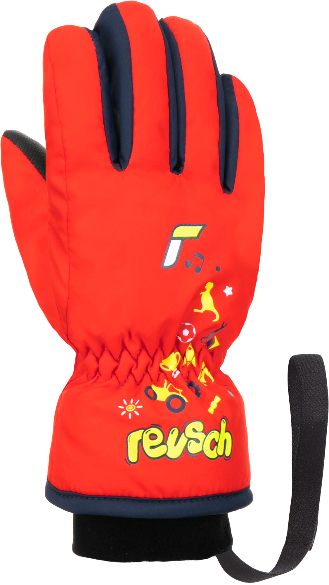 

Перчатки детские Reusch Kids, Fire Red/Dress Blue, 14, Красный, Kids