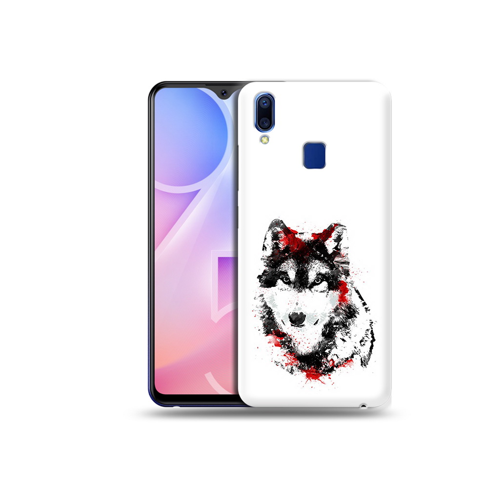 

Чехол MyPads Tocco для Vivo Y95 кровавый волк (PT122996.436.416), Прозрачный, Tocco