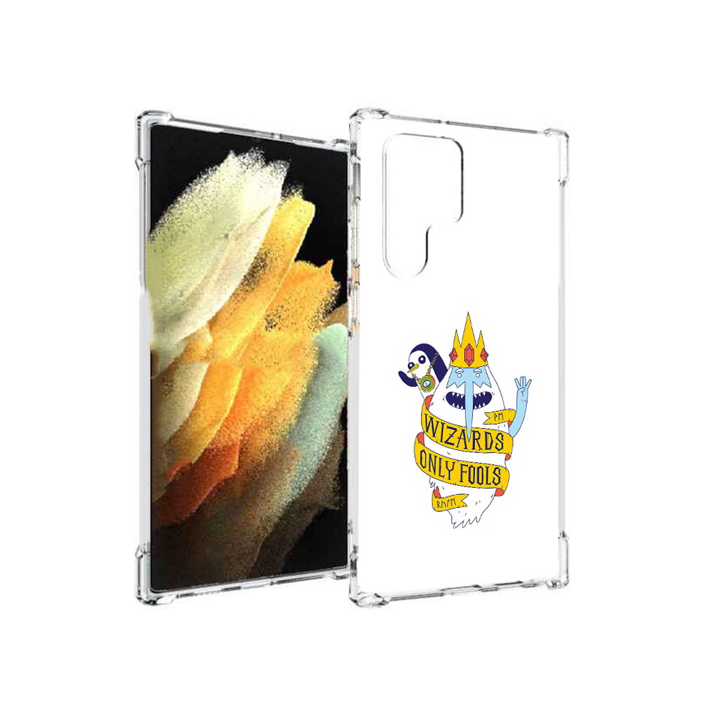 

Чехол MyPads Tocco для Samsung Galaxy S22 Ultra время приключений снежный король, Прозрачный, Tocco