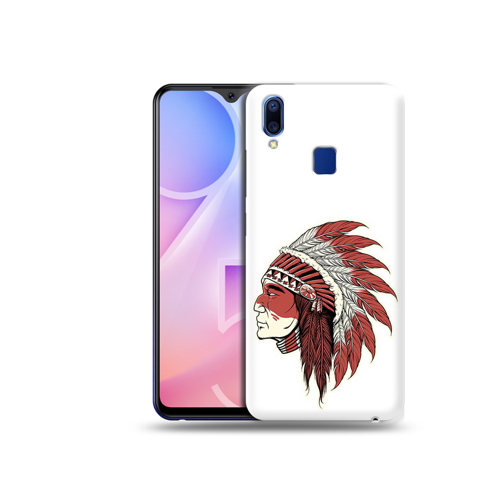 

Чехол MyPads Tocco для Vivo Y95 красный индеец (PT122996.436.411), Прозрачный, Tocco