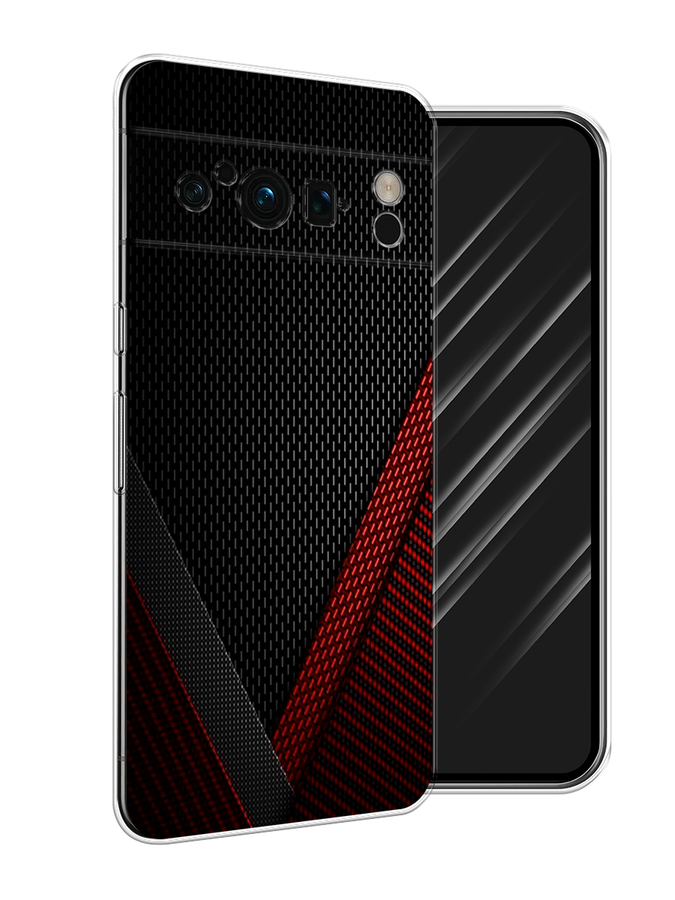 

Чехол Awog на Google Pixel 8 Pro "Красный карбон", Черный;красный, 271650-3