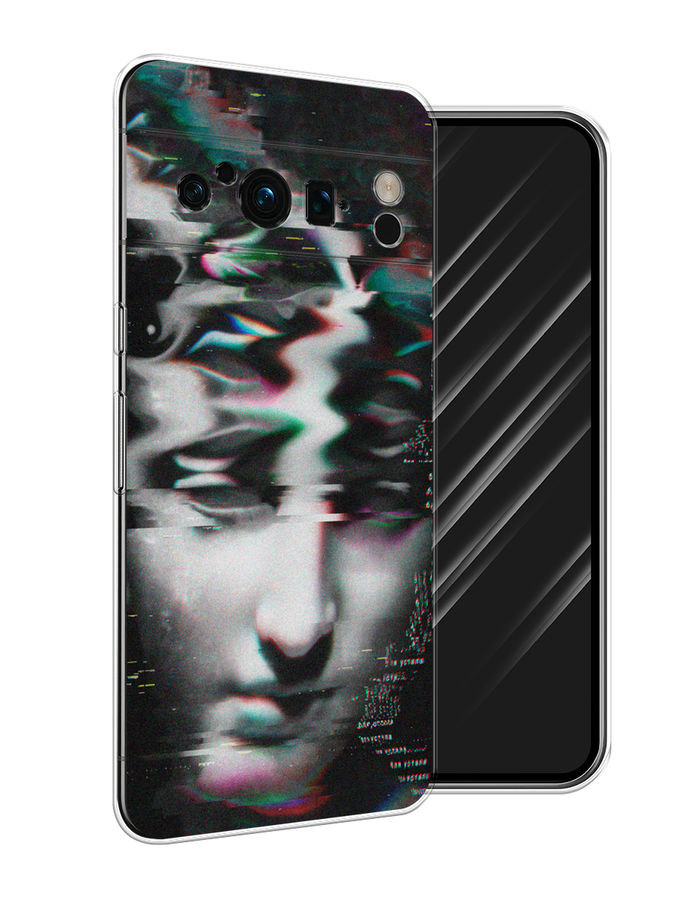 

Чехол Awog на Google Pixel 8 Pro "Glitch Art", Серый, 271650-9