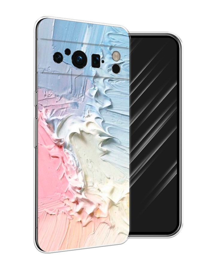 

Чехол Awog на Google Pixel 8 Pro "Фруктовое мороженное", Голубой;розовый;желтый, 271650-3