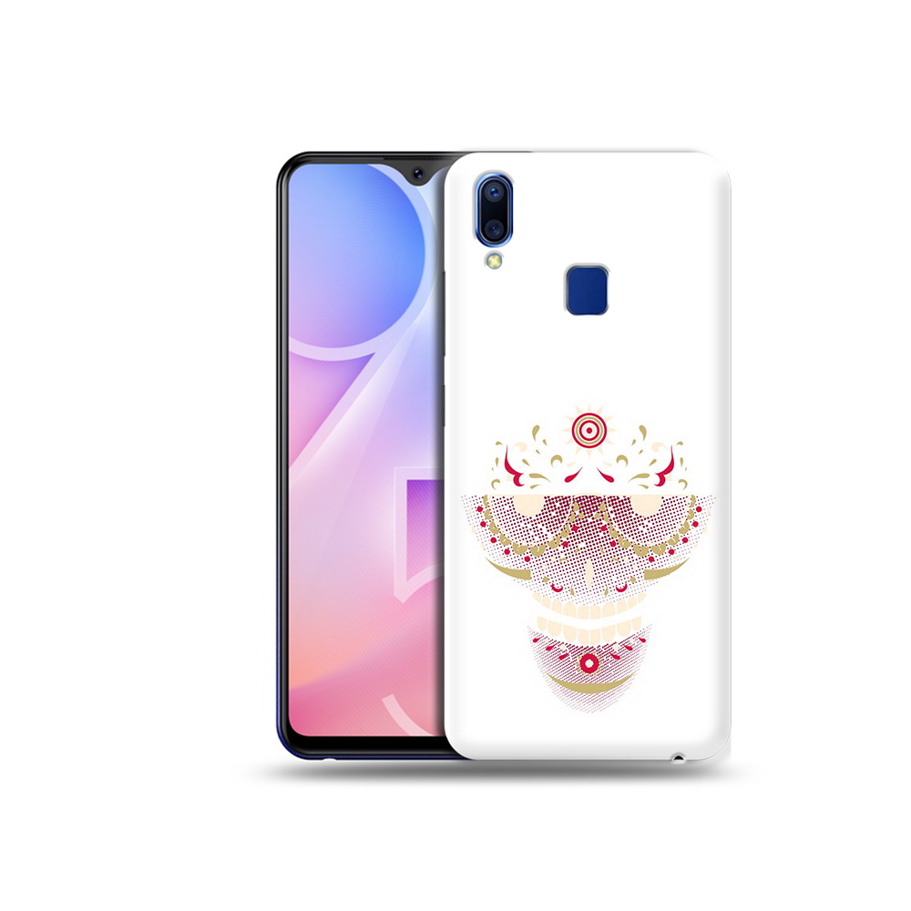 

Чехол MyPads Tocco для Vivo Y95 карнавальный скелет абстракция (PT122996.436.386), Прозрачный, Tocco