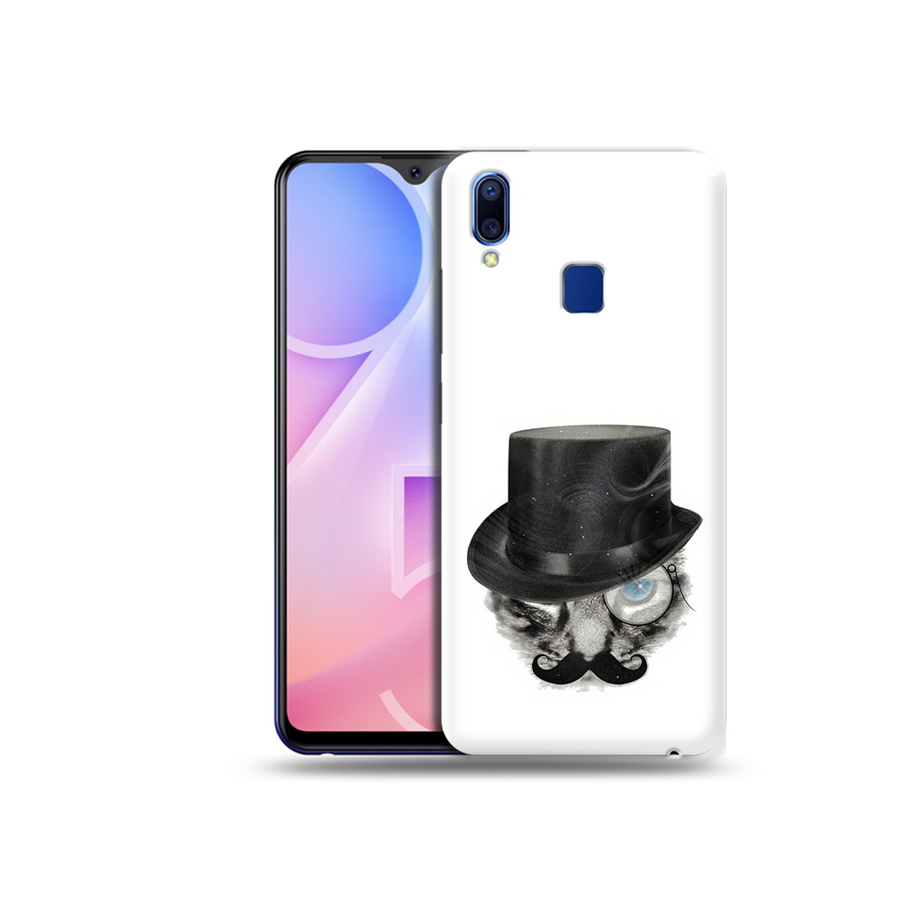 

Чехол MyPads Tocco для Vivo Y95 интелегентный кот (PT122996.436.378), Прозрачный, Tocco