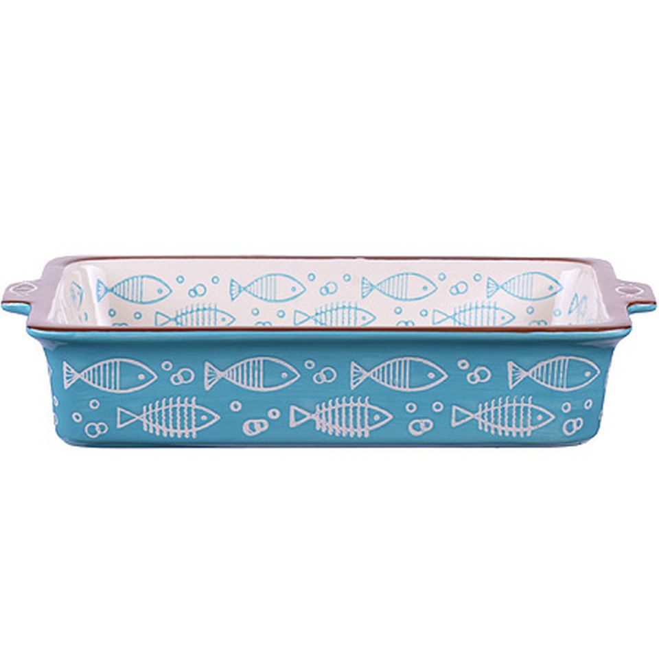 

Форма для запекания Loraine керамика, Голубой, L-27920