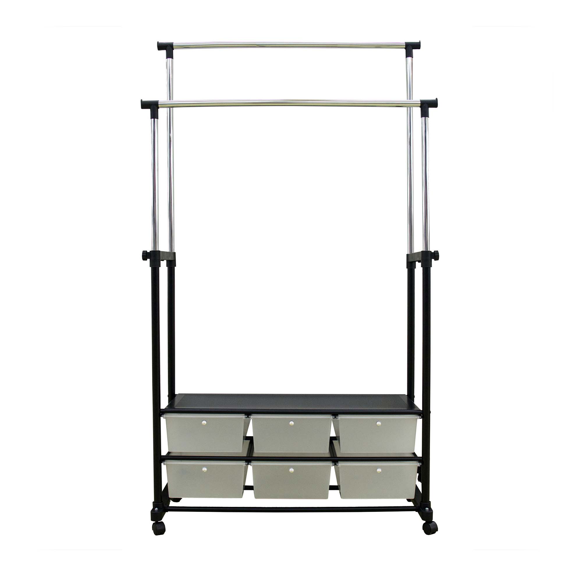 

Вешалка напольная Year Sing Plastics с 6 ящиками 125 х 32 см