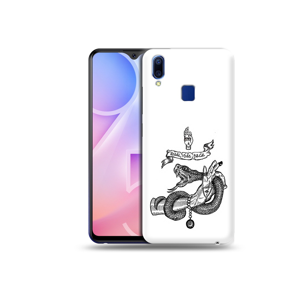 

Чехол MyPads Tocco для Vivo Y95 змея на руке рисунок (PT122996.436.366), Прозрачный, Tocco