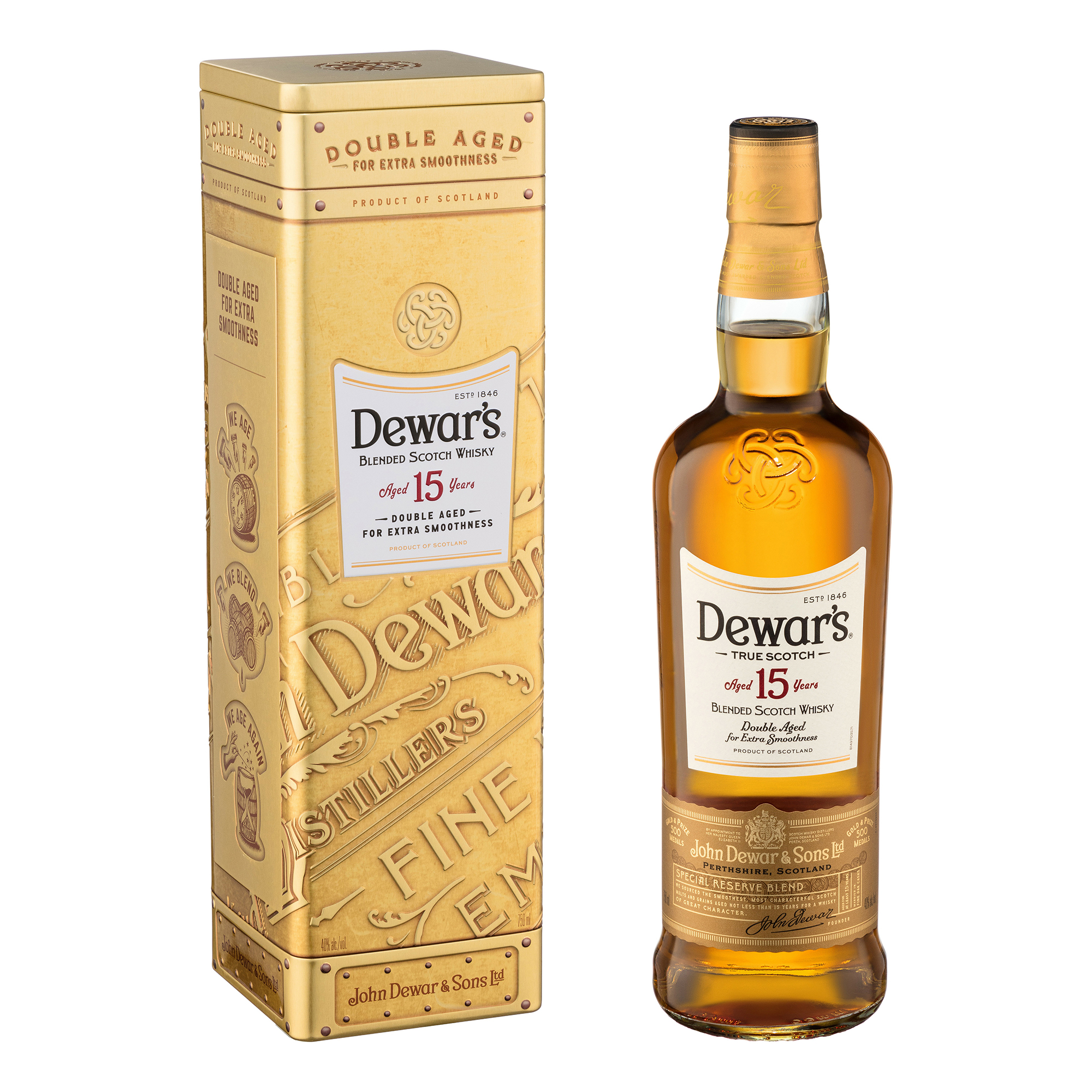 

Виски Dewar's 15 Years Old купажированный 40% 0,7 л Шотландия