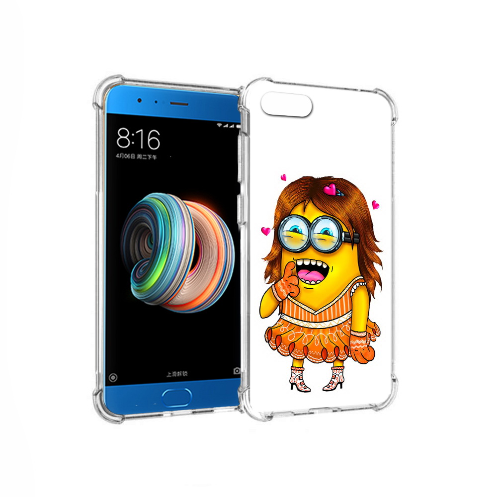 

Чехол MyPads Tocco для Xiaomi Mi Note 3 Миньон девочка (PT99401.307.116), Прозрачный, Tocco