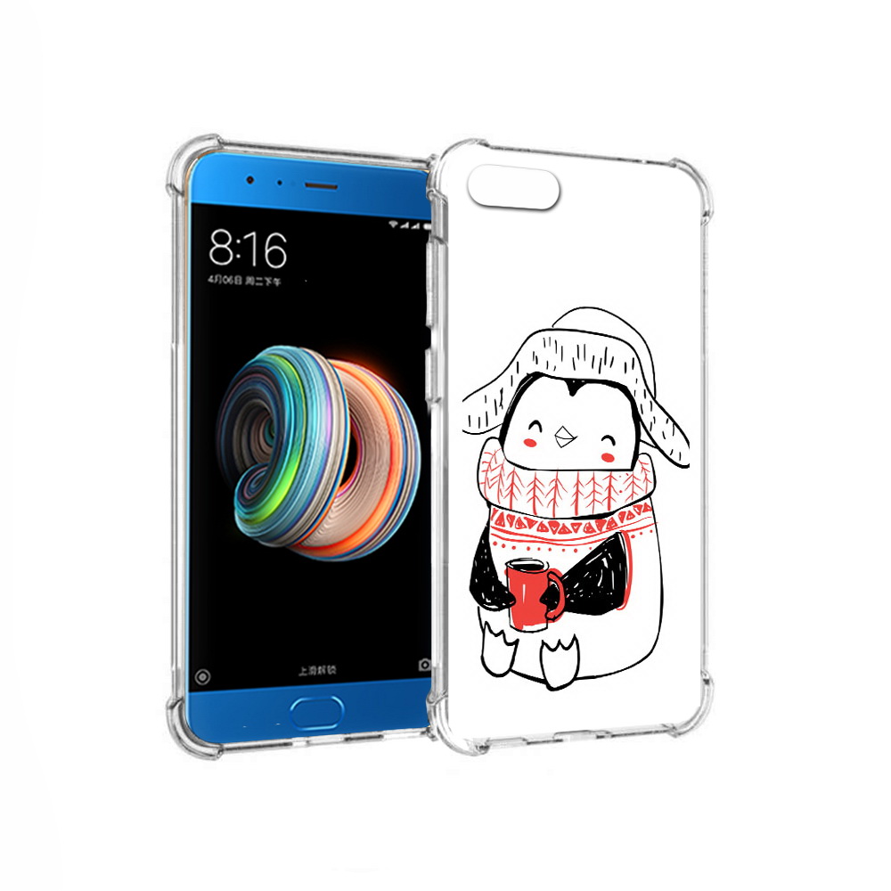 

Чехол MyPads Tocco для Xiaomi Mi Note 3 Милый пингвин (PT99401.307.115), Прозрачный, Tocco