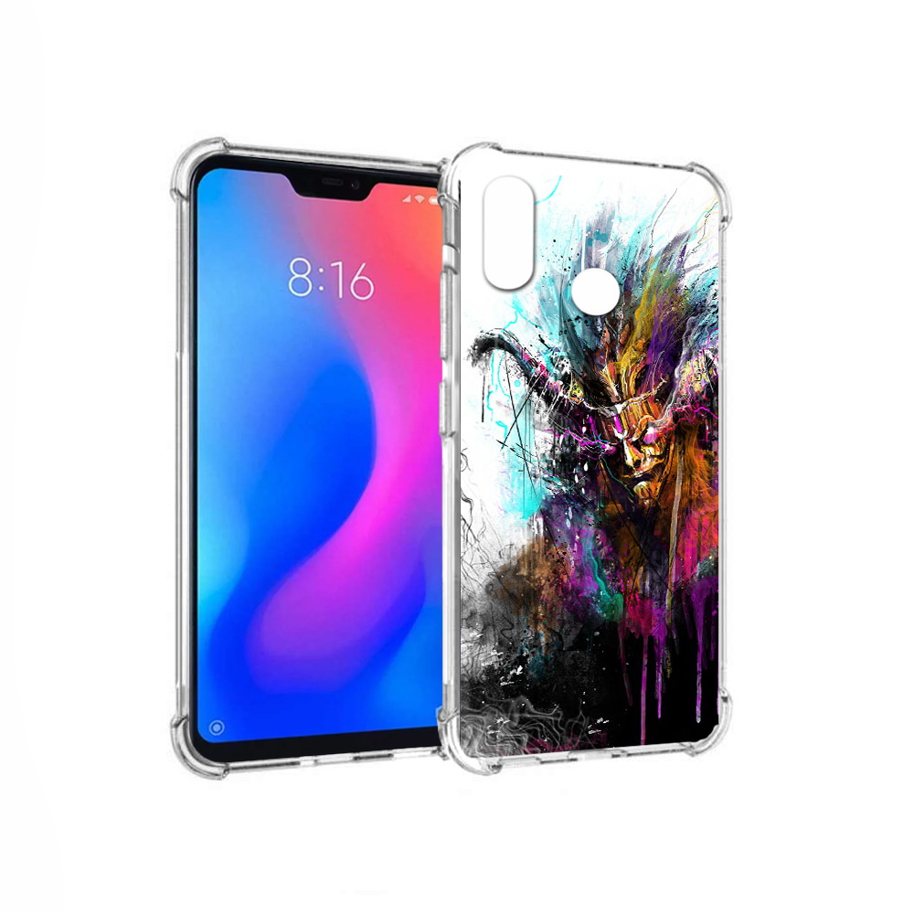 

Чехол MyPads Tocco для Xiaomi Redmi 6 Pro яркий дьявол (PT113887.306.709), Прозрачный, Tocco