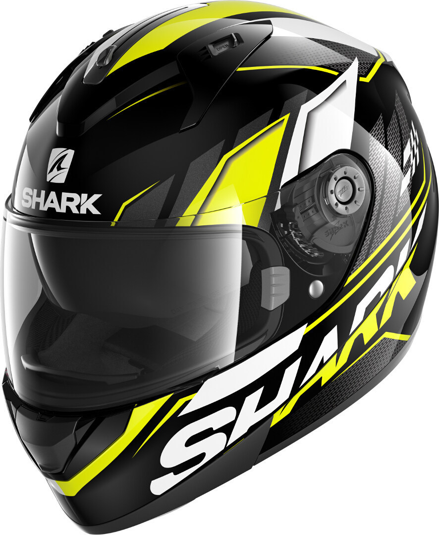 фото Мотошлем shark ridill 1.2 phaz арт.he0533e-kyw-xs black/yellow xs