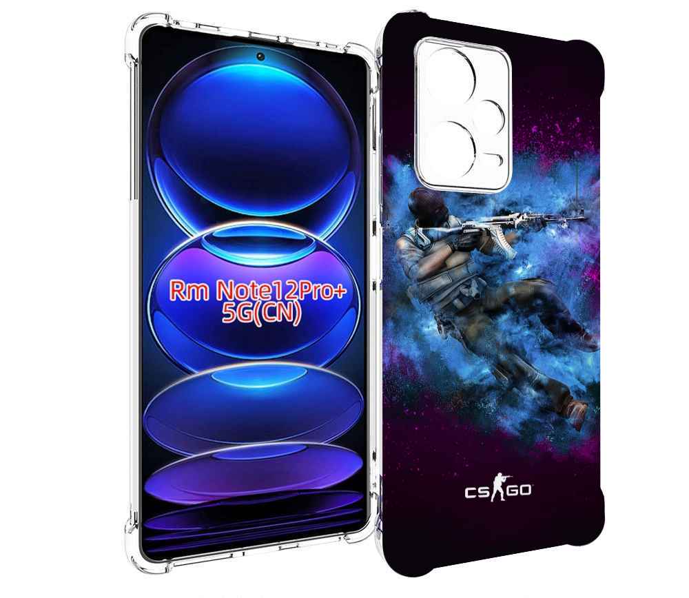 

Чехол MyPads CS-go-террорист для Xiaomi Redmi Note 12 Pro + Plus, Прозрачный, Tocco