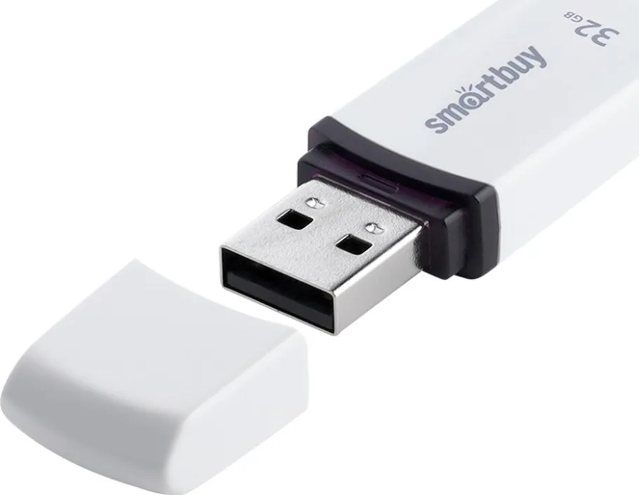 

Флешка SmartBuy Paean 32 ГБ белый (SB32GBPN-K), Paean