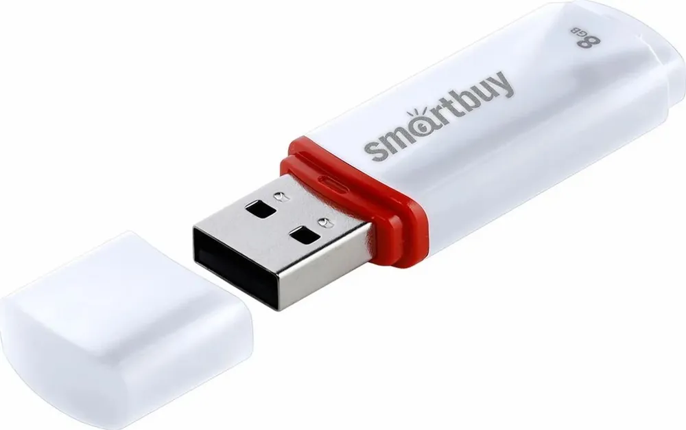 

Флешка SmartBuy Crown 8 ГБ белый (SB8GBCRW-W), Crown