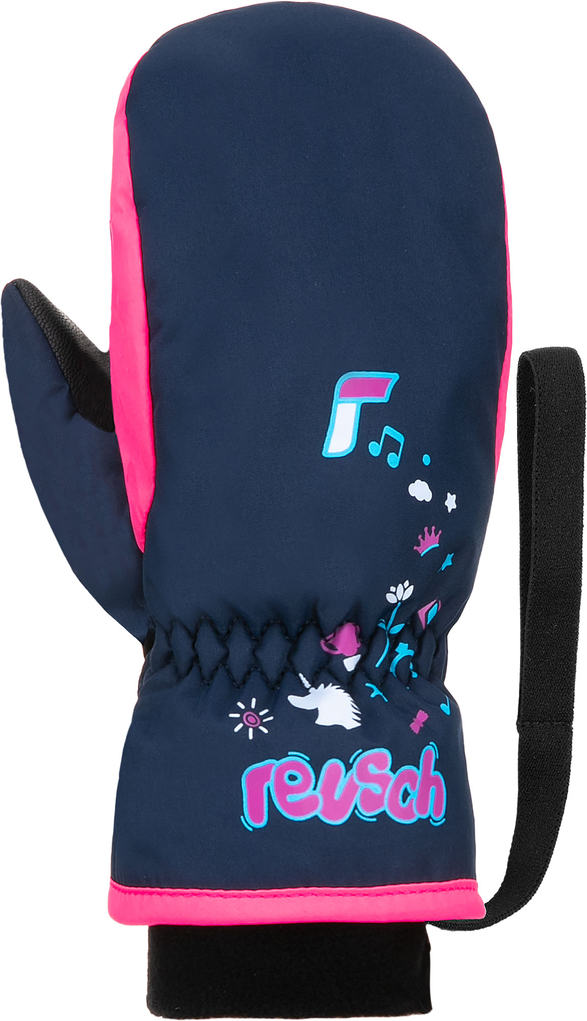 

Варежки Горнолыжные Reusch Kids Mitten Dress Blue/Knockout Pink (Inch (Дюйм):Iv), Синий, Kids Mitten