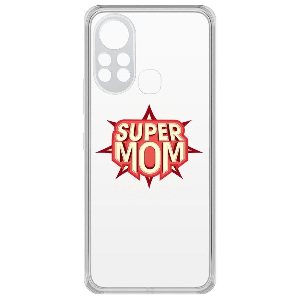 

Чехол-накладка Krutoff Clear Case Супер Мама для Infinix Hot 11S