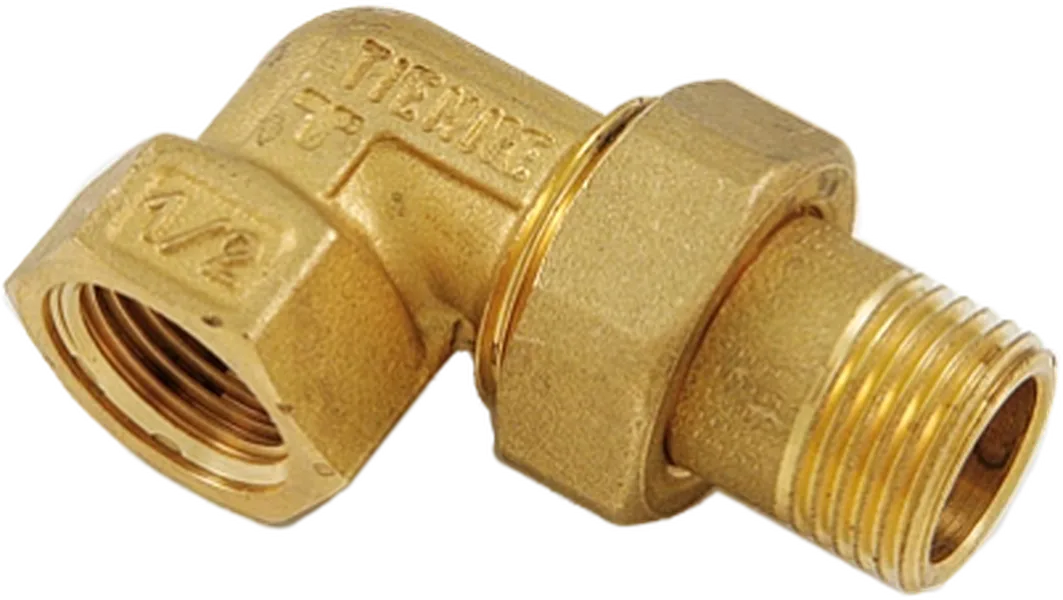 

Уголок 3-компонентный Tiemme 1/2"x1/2", Золотистый