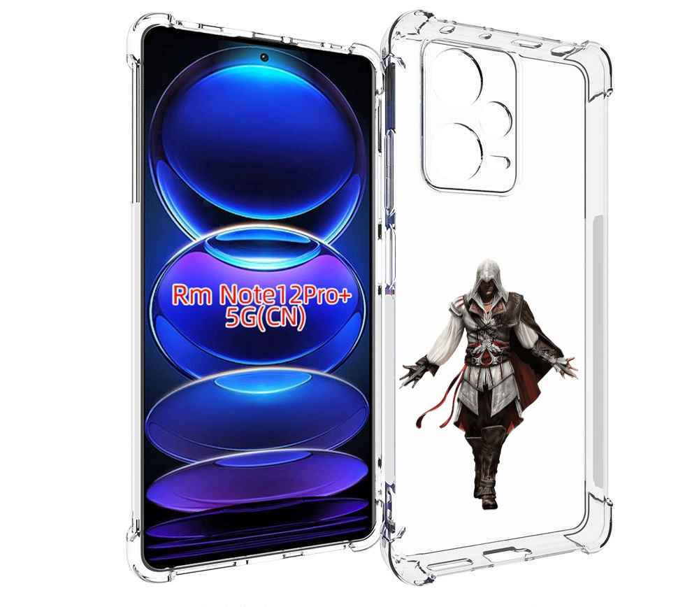 

Чехол MyPads Assassin's-Creed мужской для Xiaomi Redmi Note 12 Pro + Plus, Прозрачный, Tocco