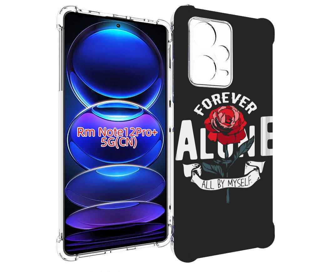 

Чехол MyPads Alone для Xiaomi Redmi Note 12 Pro + Plus, Прозрачный, Tocco