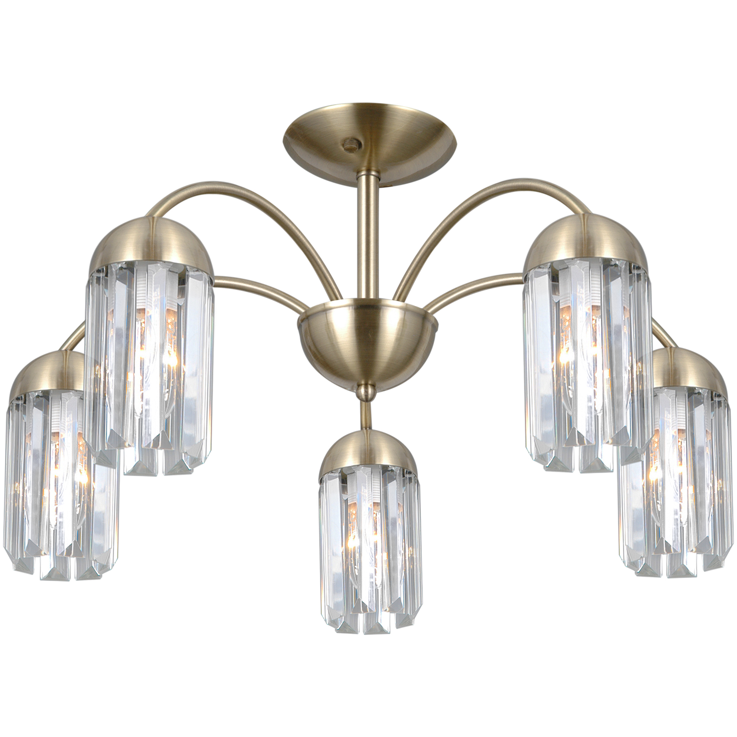 

Люстра потолочная illumico IL0599-5CSQ-24 AB LYRA