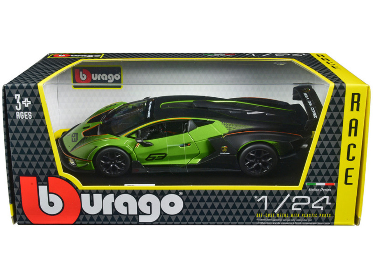 Машинка Bburago металлическая коллекционная 1:24 - Lamborghini Essenza SCV12 18-28017 игровой набор bburago city pharmacy 1 43 18 31511