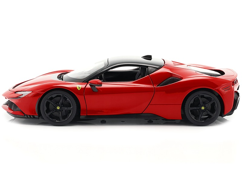 

Машинка Bburago металлическая коллекционная 1:18 SF90 Stradale 18-16015, Красный, 18-16015