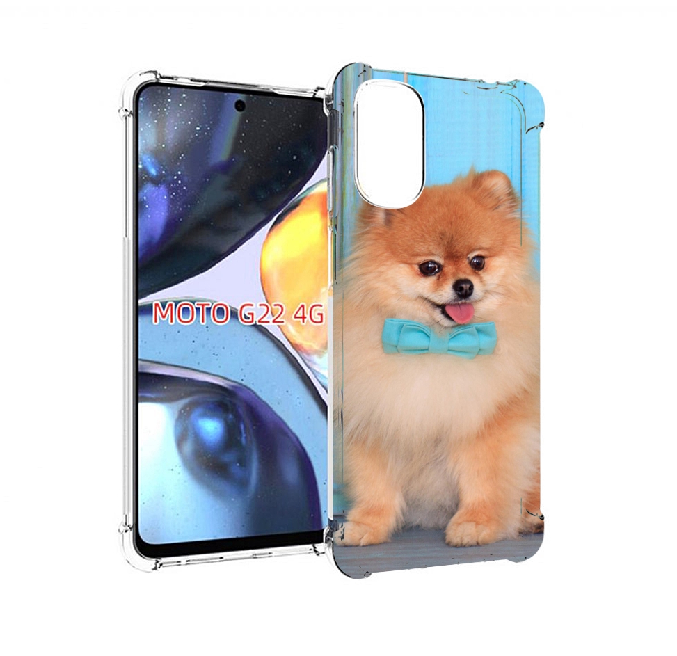 

Чехол MyPads померанскии шпиц для Motorola Moto G22 4G, Прозрачный, Tocco