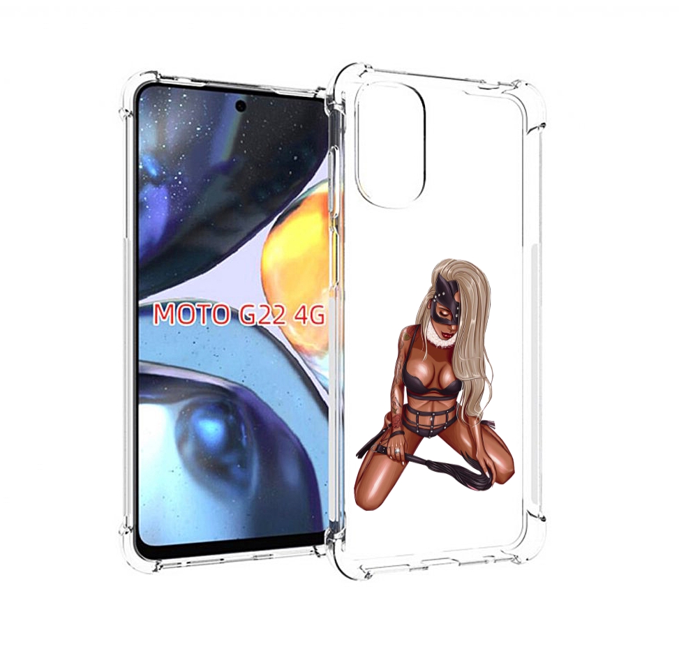 

Чехол MyPads плохая-девушка женский для Motorola Moto G22 4G, Прозрачный, Tocco