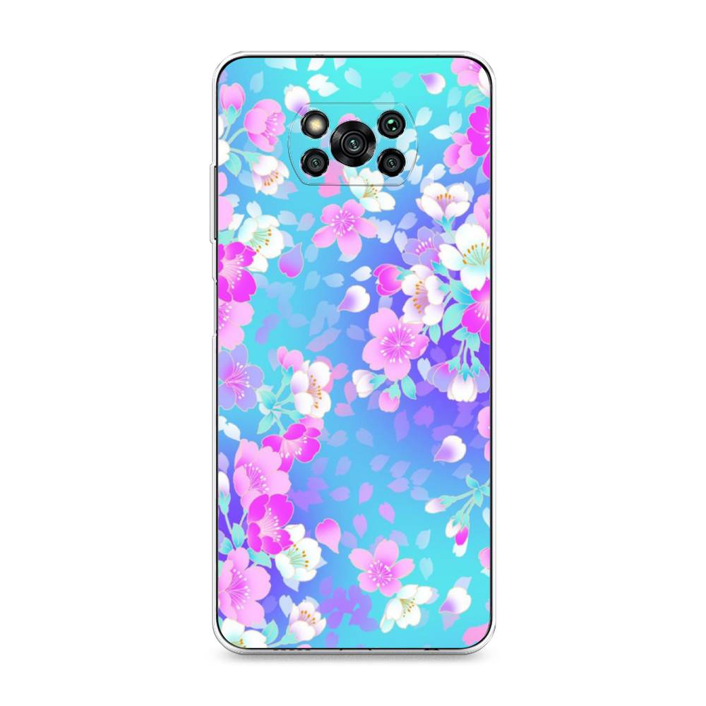 

Чехол Awog на Poco X3/X3 Pro "Яблоневые цветы", Разноцветный, 310650-8