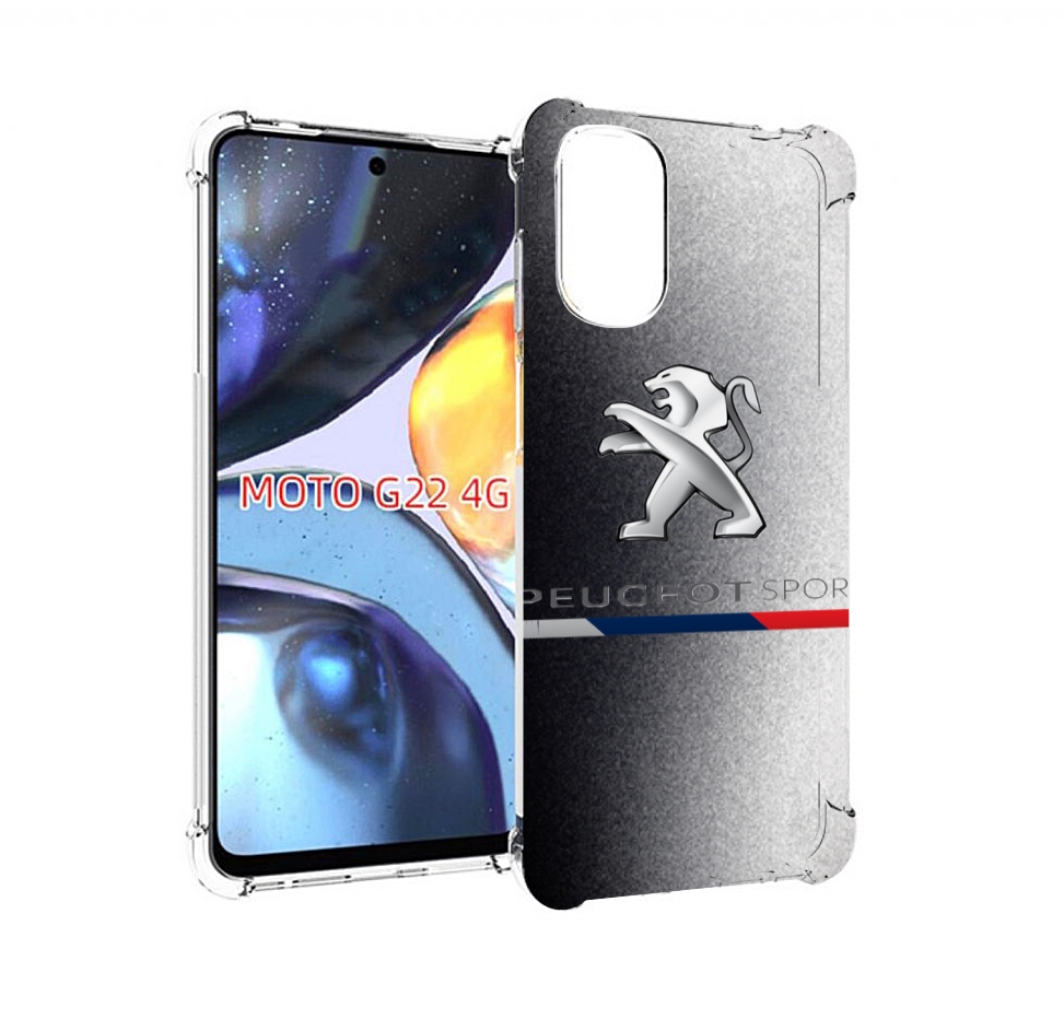 

Чехол MyPads пежо-peugeot-1 для Motorola Moto G22 4G, Прозрачный, Tocco