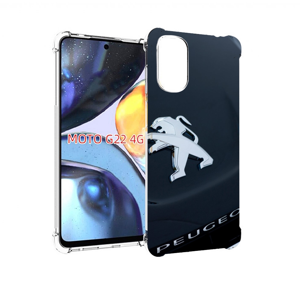 

Чехол MyPads пежо peugeot 2 для Motorola Moto G22 4G, Прозрачный, Tocco