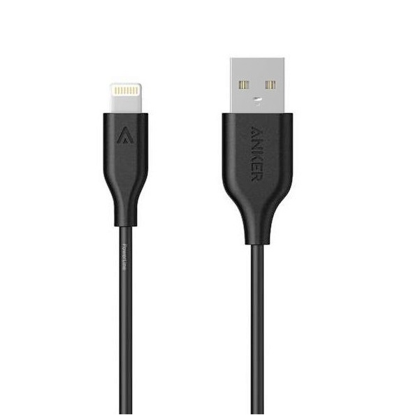 

Кабель Anker Powerline II USB-C Cable with Lightning Connector 0.9 м, черный