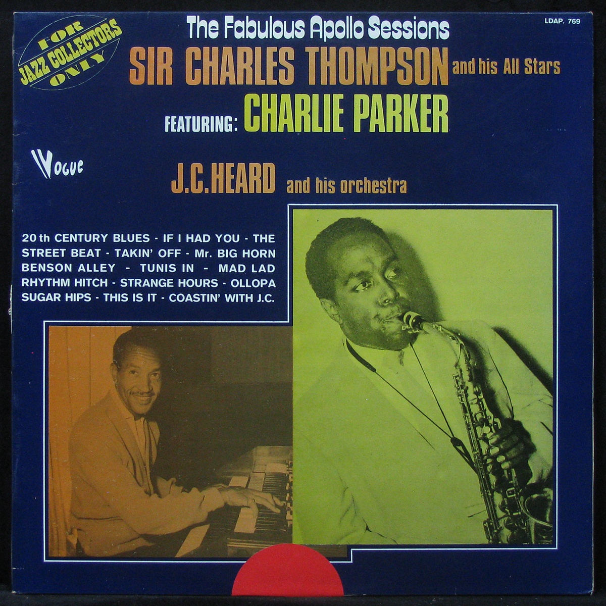 

LP Sir Charles And His All Stars - Fabulous Apollo Sessions Vogue (307970)